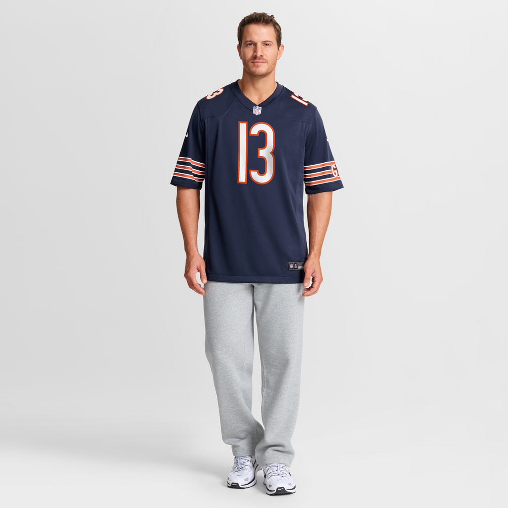 Chicago Bears Keenan Allen Navy Team Game Jersey