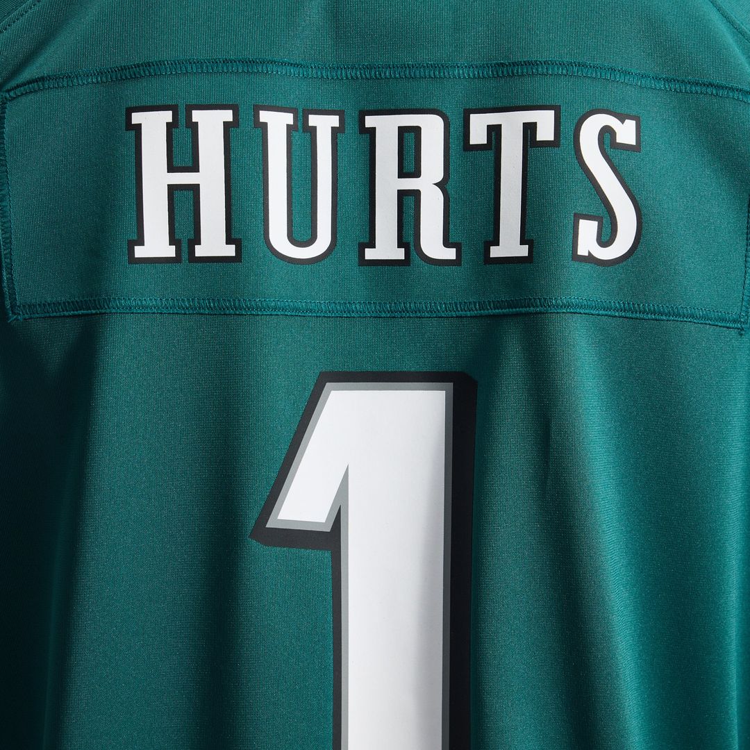 Philadelphia Eagles Jalen Hurts Black Alternate Game Jersey