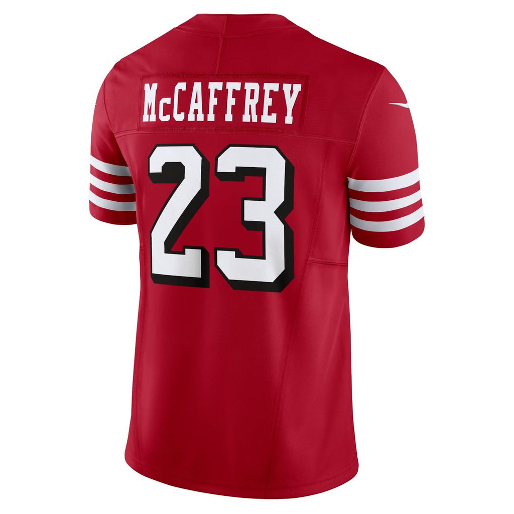 San Francisco 49ers Christian McCaffrey White Vapor F.U.S.E. Limited Jersey