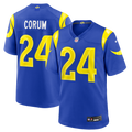 Los Angeles Rams Blake Corum Royal Game Jersey