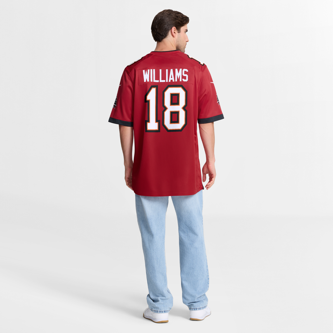 Tampa Bay Buccaneers Josh Williams Red Team Game Jersey
