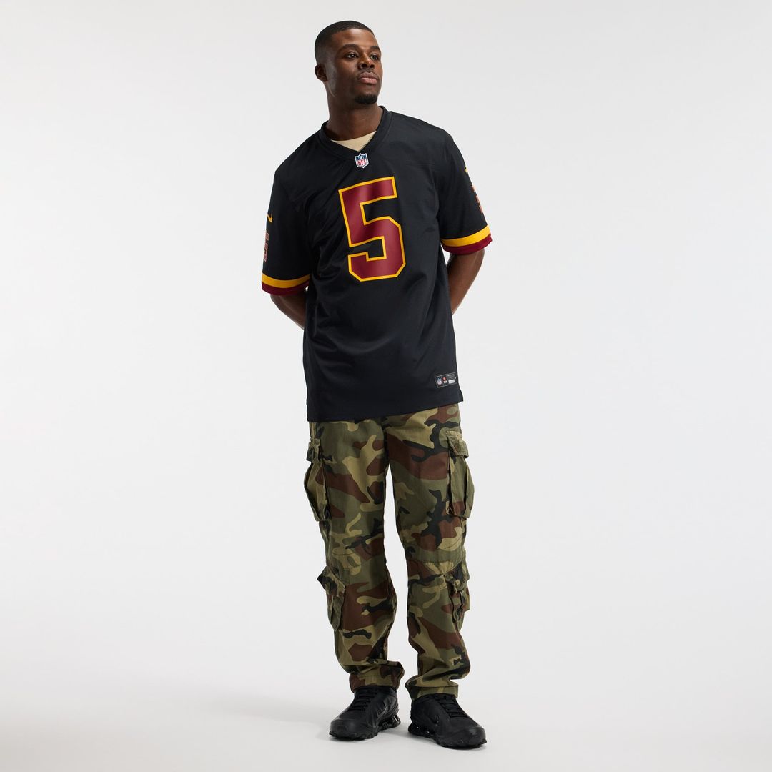 Washington Commanders Jayden Daniels White Game Super Bowl Era Jersey