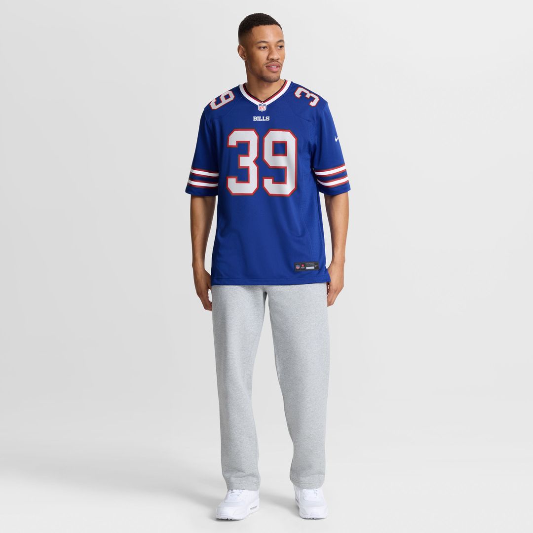 Buffalo Bills Tommy Doman Jr Royal Team Game Jersey
