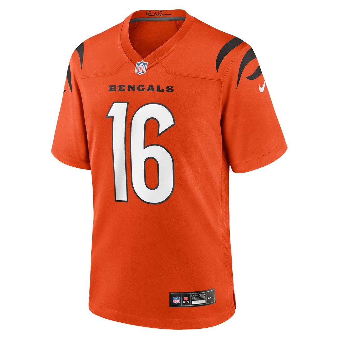 Cincinnati Bengals Joe Flacco White Game Jersey