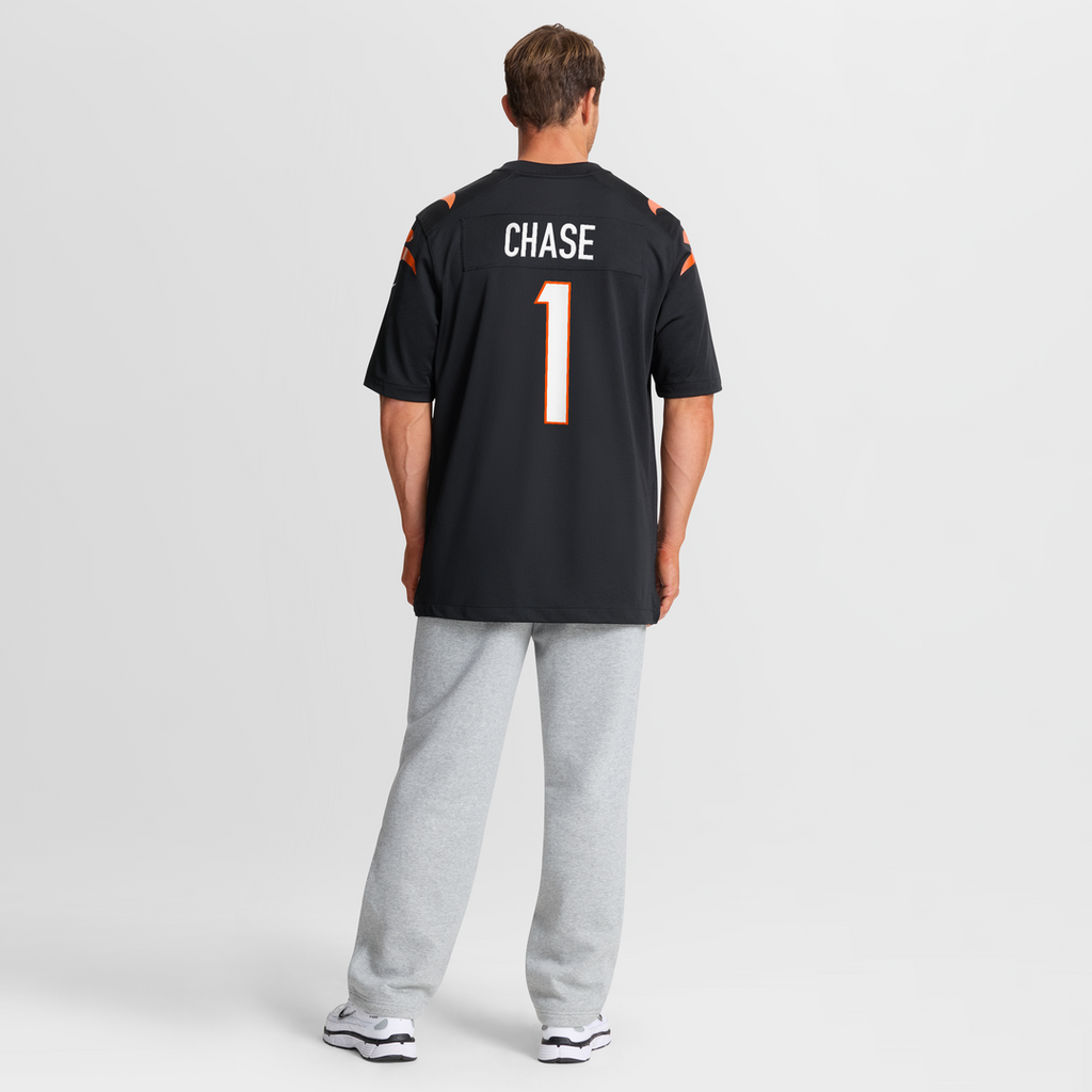 Cincinnati Bengals Ja'Marr Chase Black Game Jersey