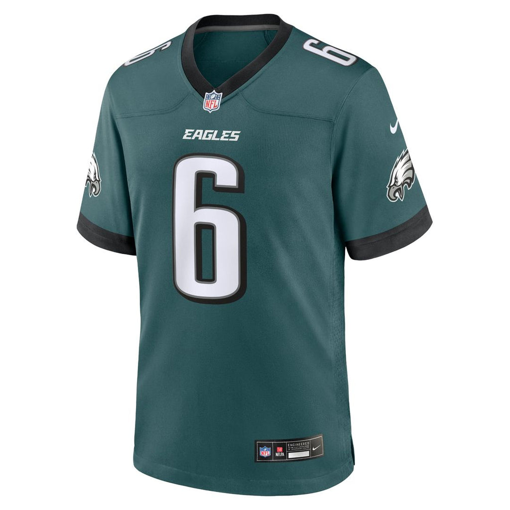 Philadelphia Eagles DeVonta Smith Midnight Green Player Game Jersey