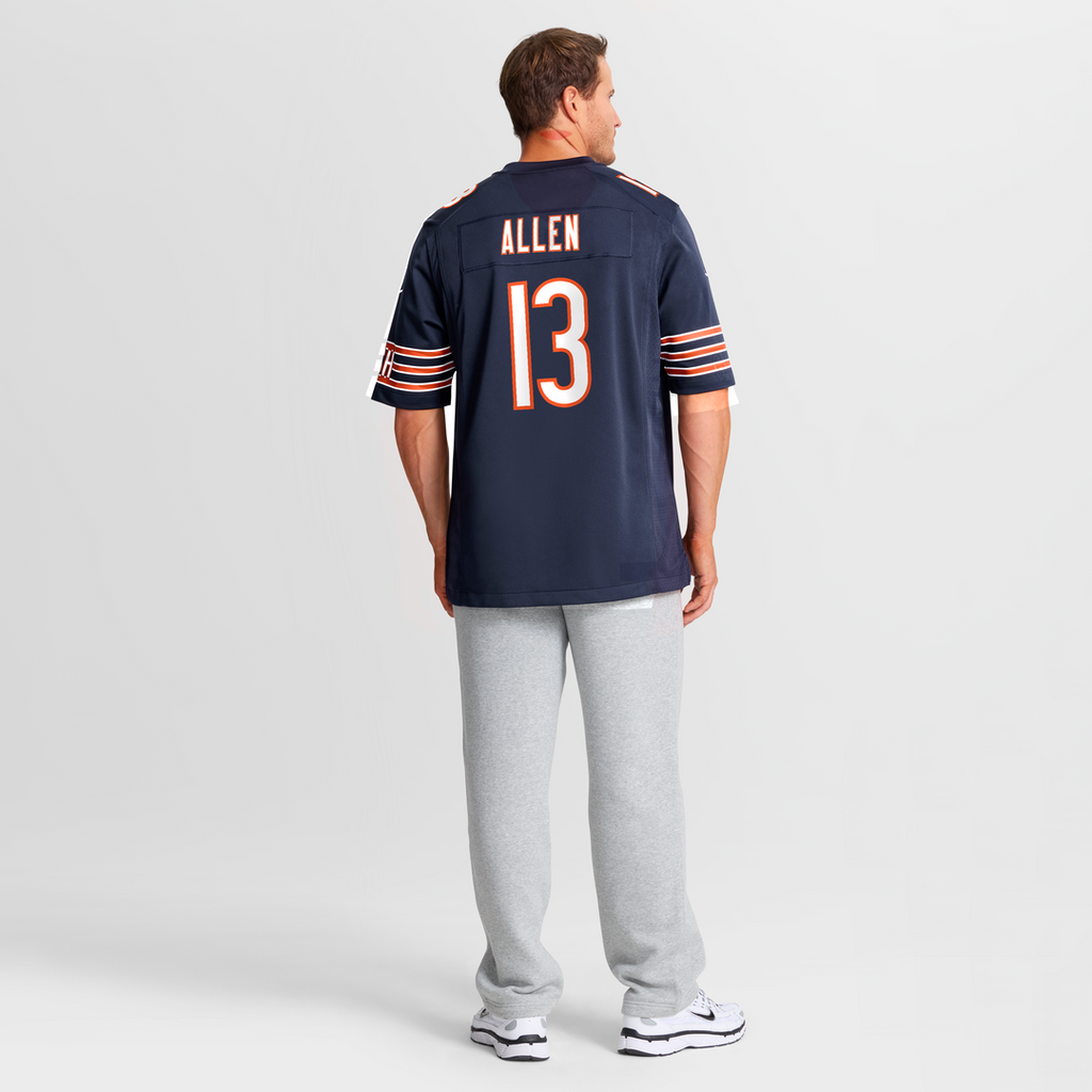 Chicago Bears Keenan Allen Navy Team Game Jersey