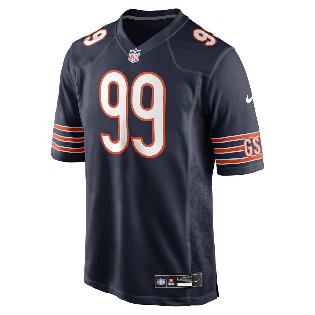 Chicago Bears Gervon Dexter Sr. Navy Game Jersey