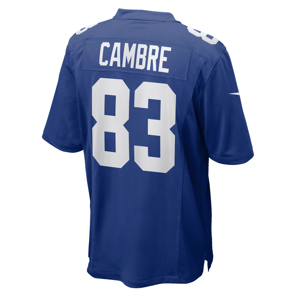 New York Giants Dalen Cambre Royal Team Game Jersey