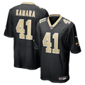 New Orleans Saints Alvin Kamara Black Game Jersey