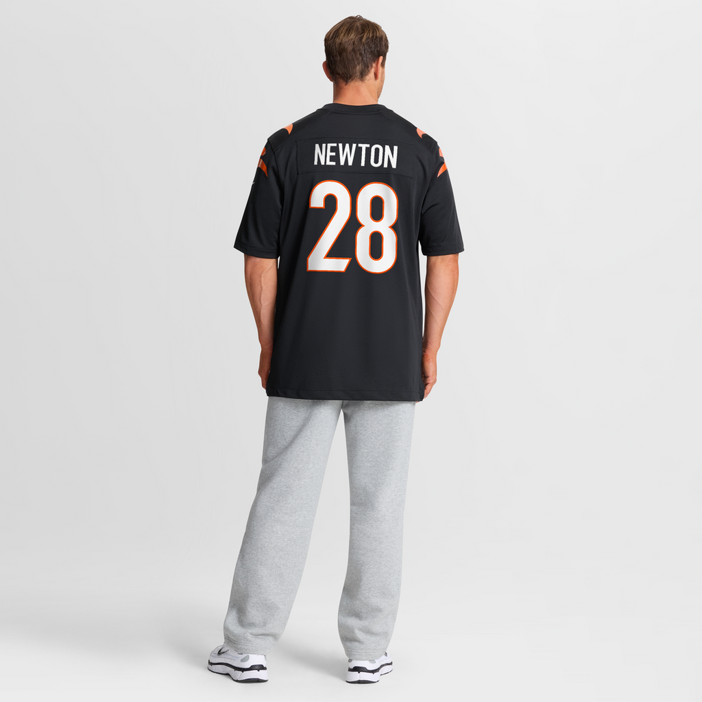 Cincinnati Bengals Josh Newton Black Game Jersey
