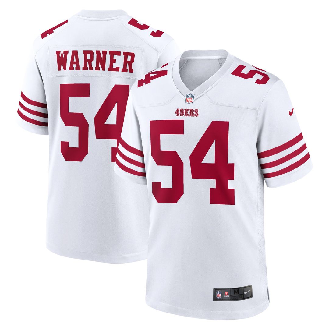 San Francisco 49ers Fred Warner Scarlet Player Game Jersey