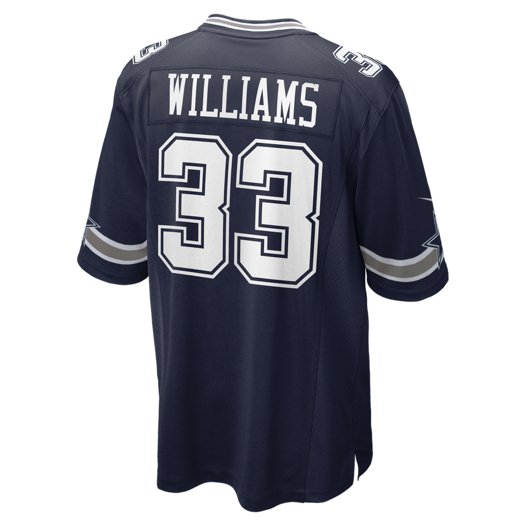 Dallas Cowboys Javonte Williams Navy Team Game Jersey