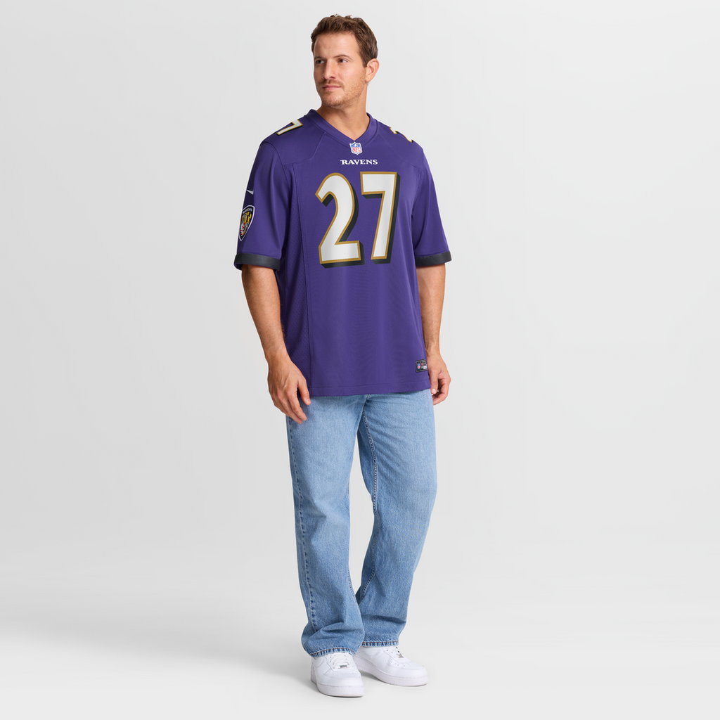 Baltimore Ravens T.J. Tampa Purple Team Game Jersey