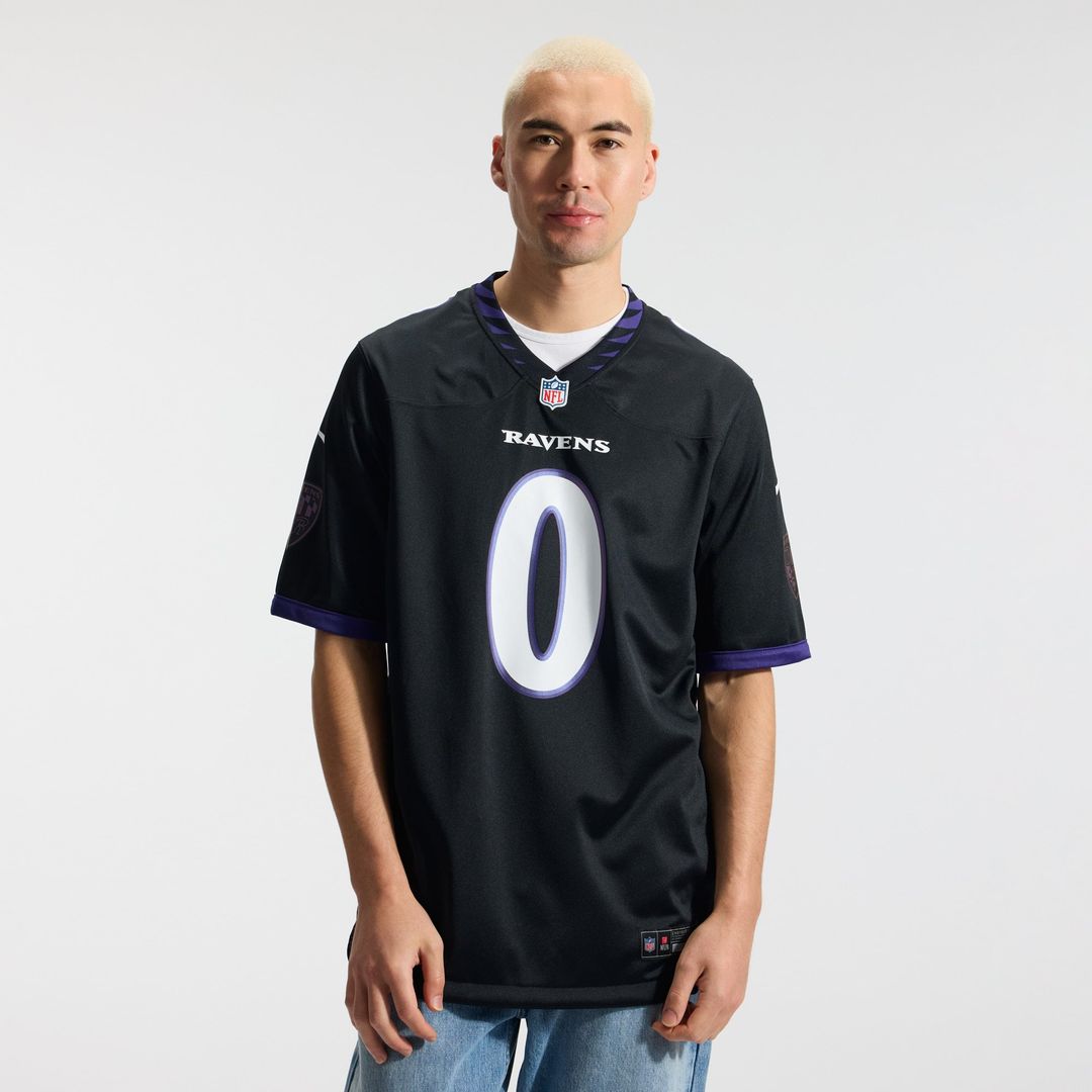 Baltimore Ravens Roquan Smith Black Alternate Game Jersey