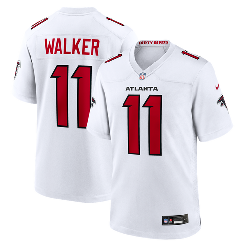 Atlanta Falcons Jalon Walker White Game Jersey