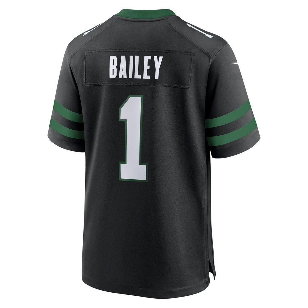 New York Jets David Bailey Legacy Black Alternate Game Player Jersey