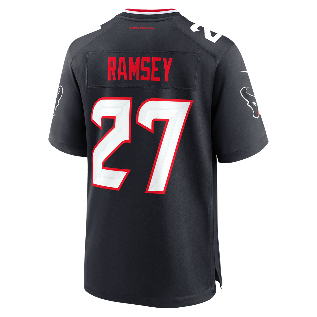 Houston Texans Kamari Ramsey Navy Team Game Jersey