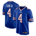Buffalo Bills James Cook III Royal Team Game Jersey