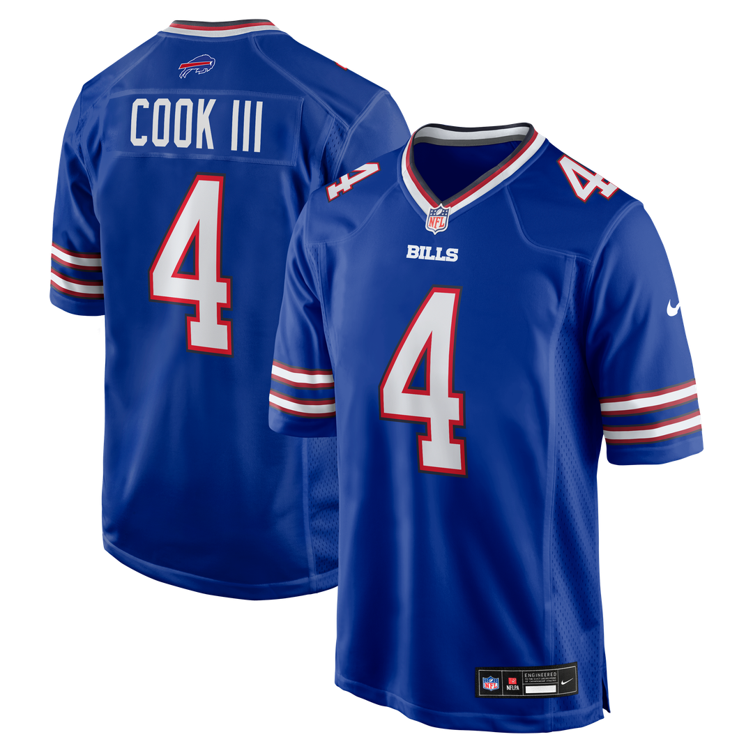 Buffalo Bills James Cook III Gray Nickel City Game Jersey