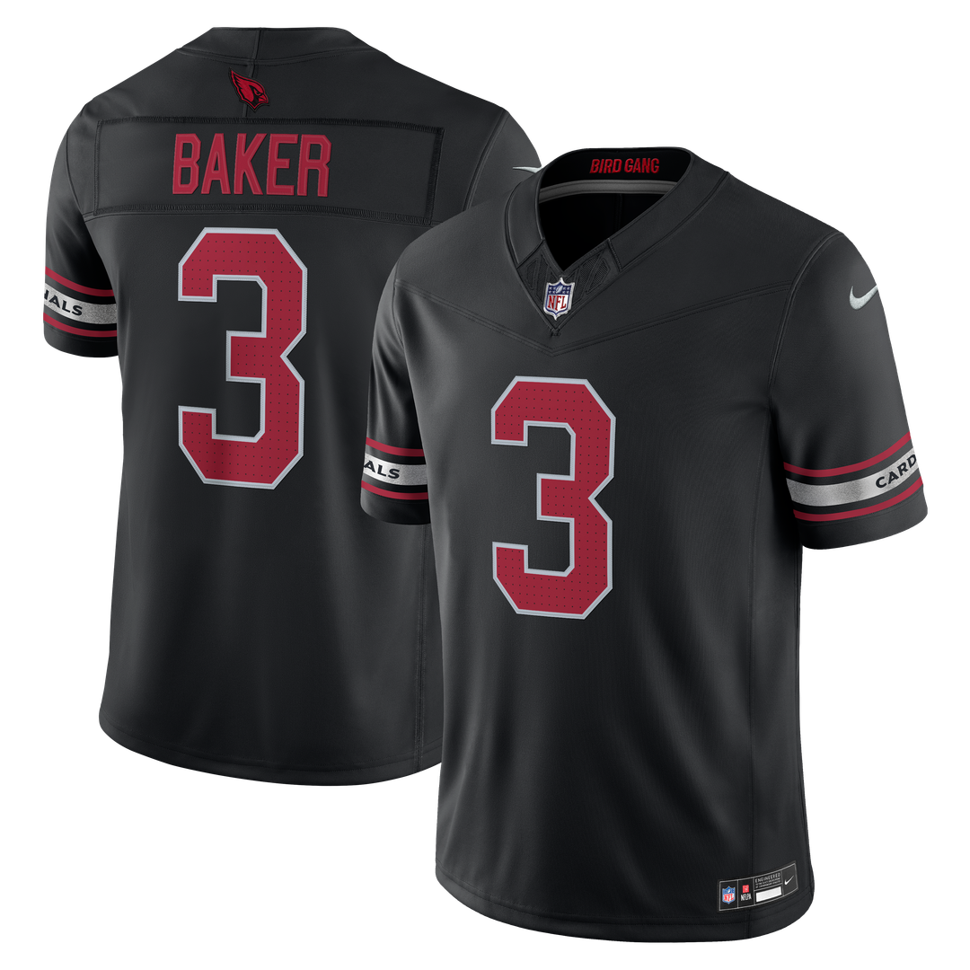 Arizona Cardinals Budda Baker Black Alternate Vapor F.U.S.E. Stitched Limited Jersey