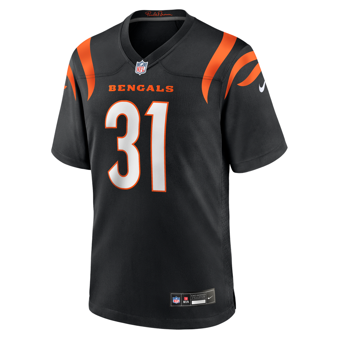 Cincinnati Bengals Ickey Woods Black Retired Player Game Jersey