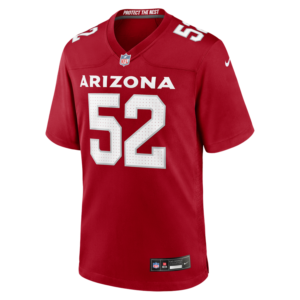 Arizona Cardinals Jordan Burch Cardinal Team Game Jersey