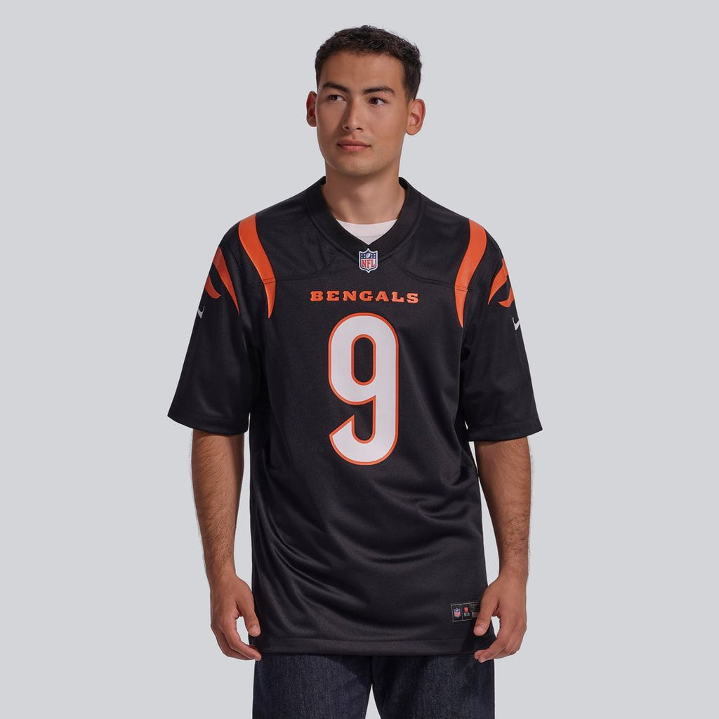 Cincinnati Bengals Joe Burrow Orange Alternate Game Jersey