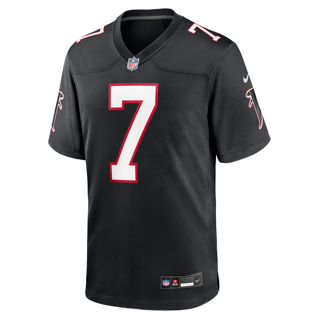 Atlanta Falcons Bijan Robinson Black Throwback Game Jersey