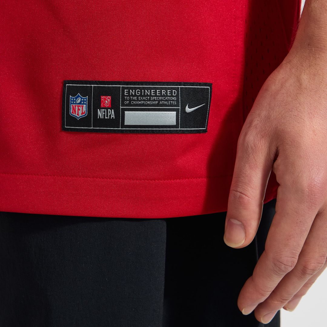 San Francisco 49ers Christian McCaffrey Scarlet Alternate Game Player Jersey