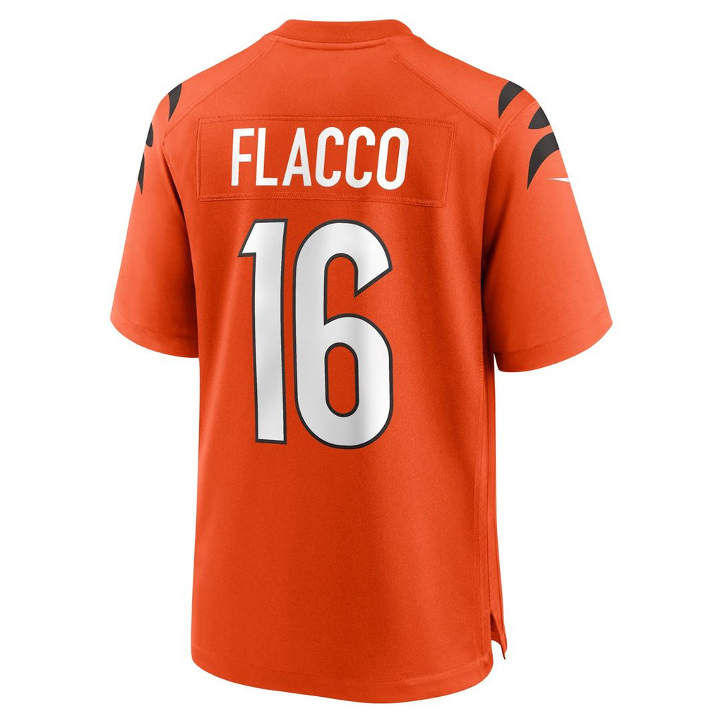 Cincinnati Bengals Joe Flacco White Game Jersey