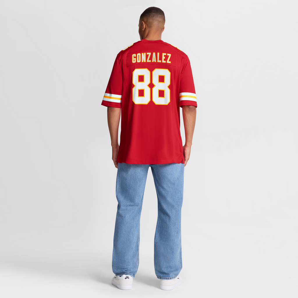 Kansas City Chiefs Tony Gonzalez Red Game Retired Player Jersey