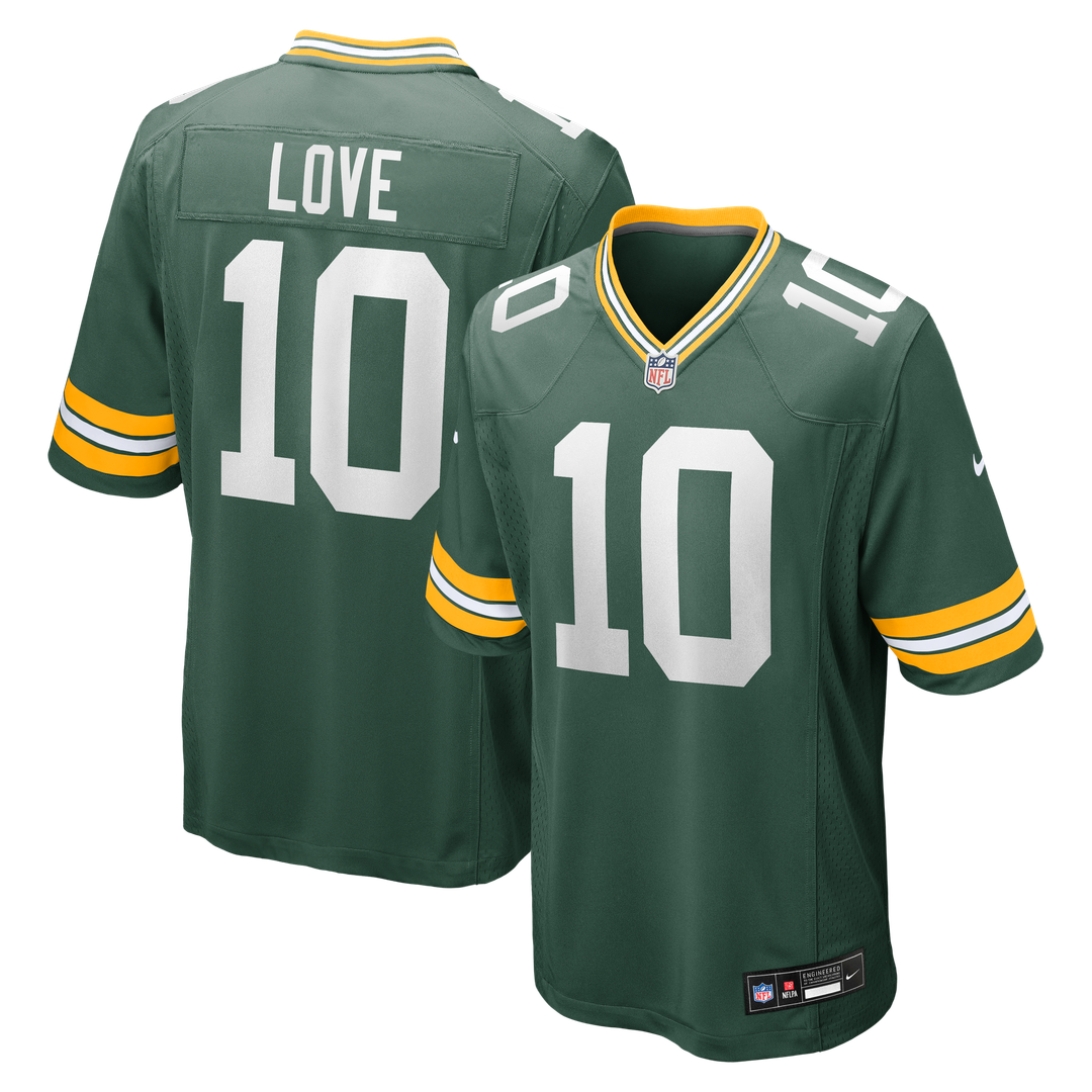 Green Bay Packers Jordan Love White Game Jersey