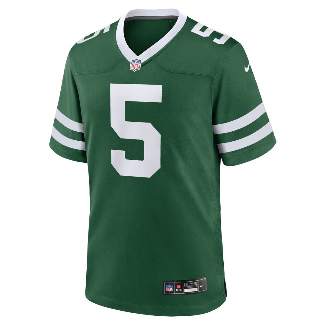 New York Jets Garrett Wilson Legacy Black Alternate Game Jersey