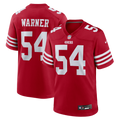 San Francisco 49ers Fred Warner Scarlet Team Game Player Jersey