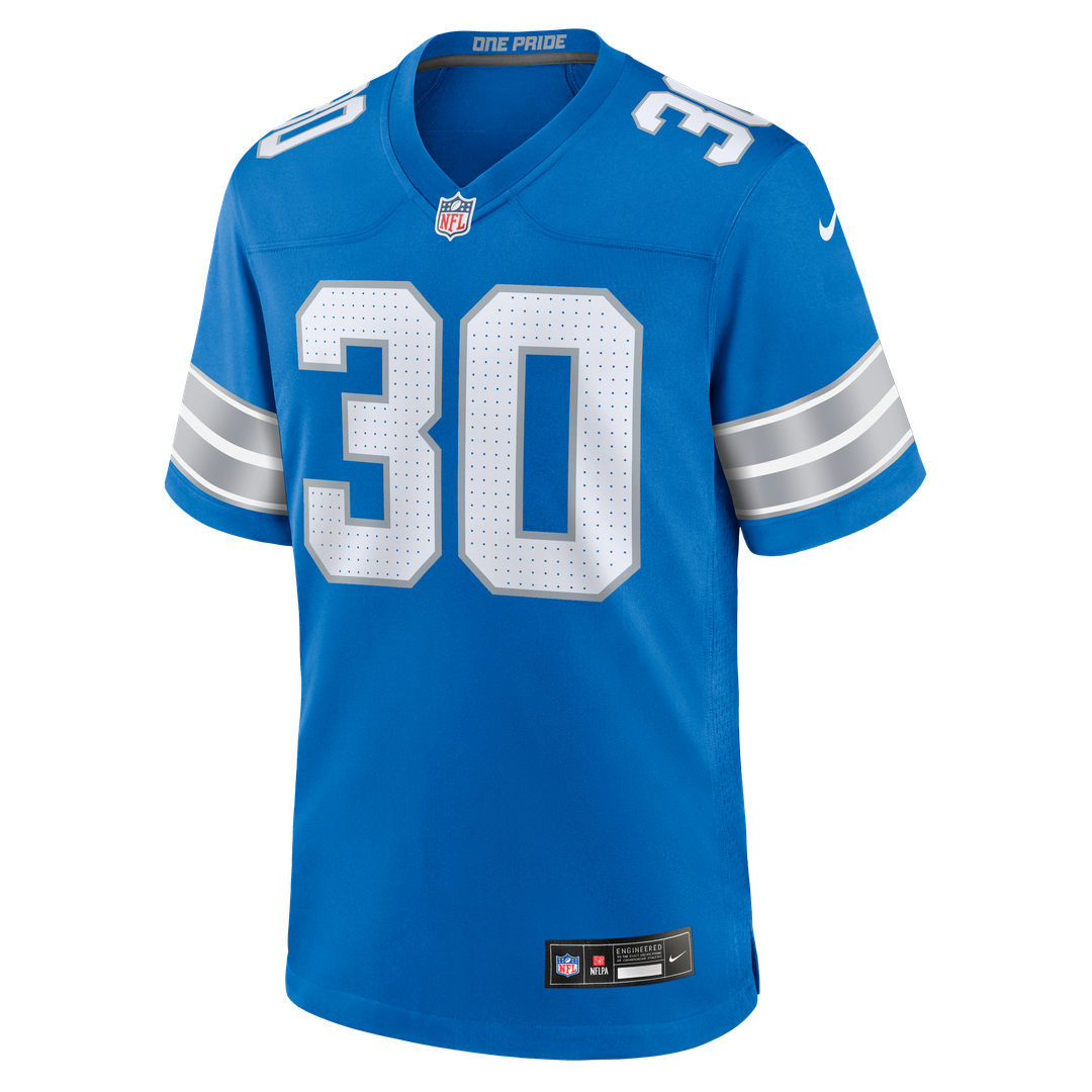 Detroit Lions Khalil Dorsey Blue Team Game Jersey