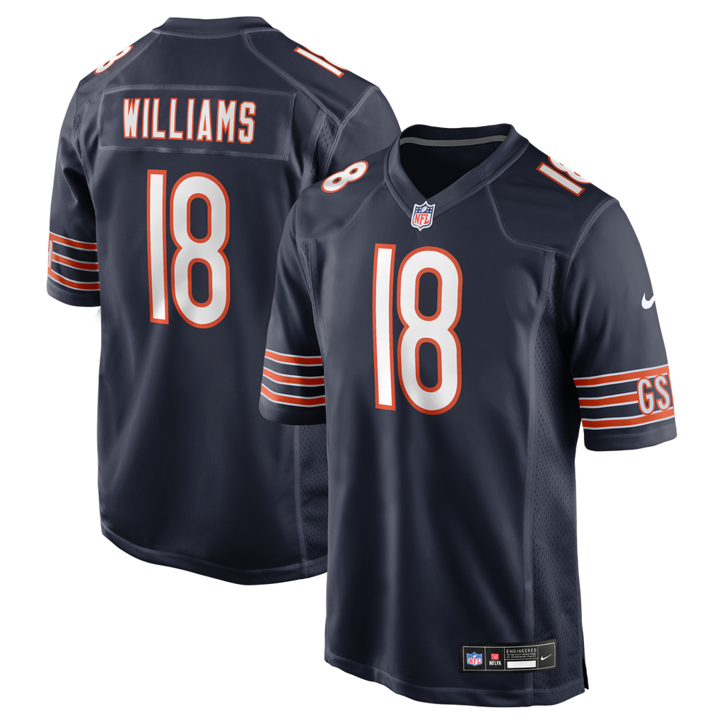 Chicago Bears Caleb Williams Navy Player Game Jersey