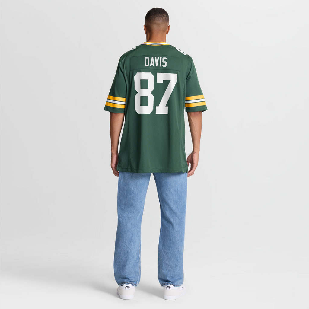 Green Bay Packers Willie Davis Green Game Retired Player Jersey
