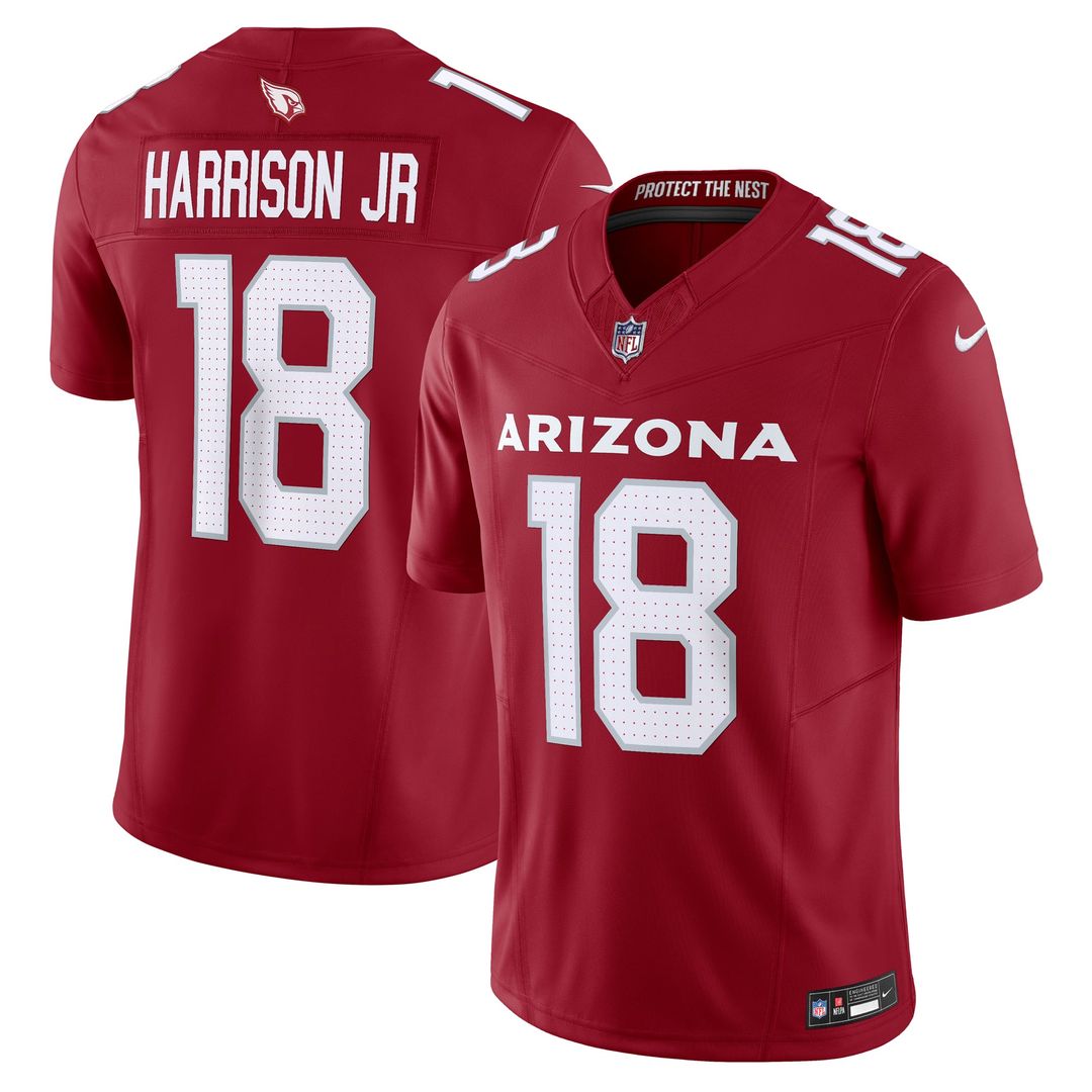 Arizona Cardinals Marvin Harrison Jr. Cardinal Vapor F.U.S.E. Limited Jersey