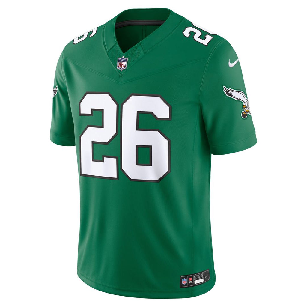 Philadelphia Eagles Saquon Barkley Black Alternate Vapor F.U.S.E. Stitched Limited Jersey