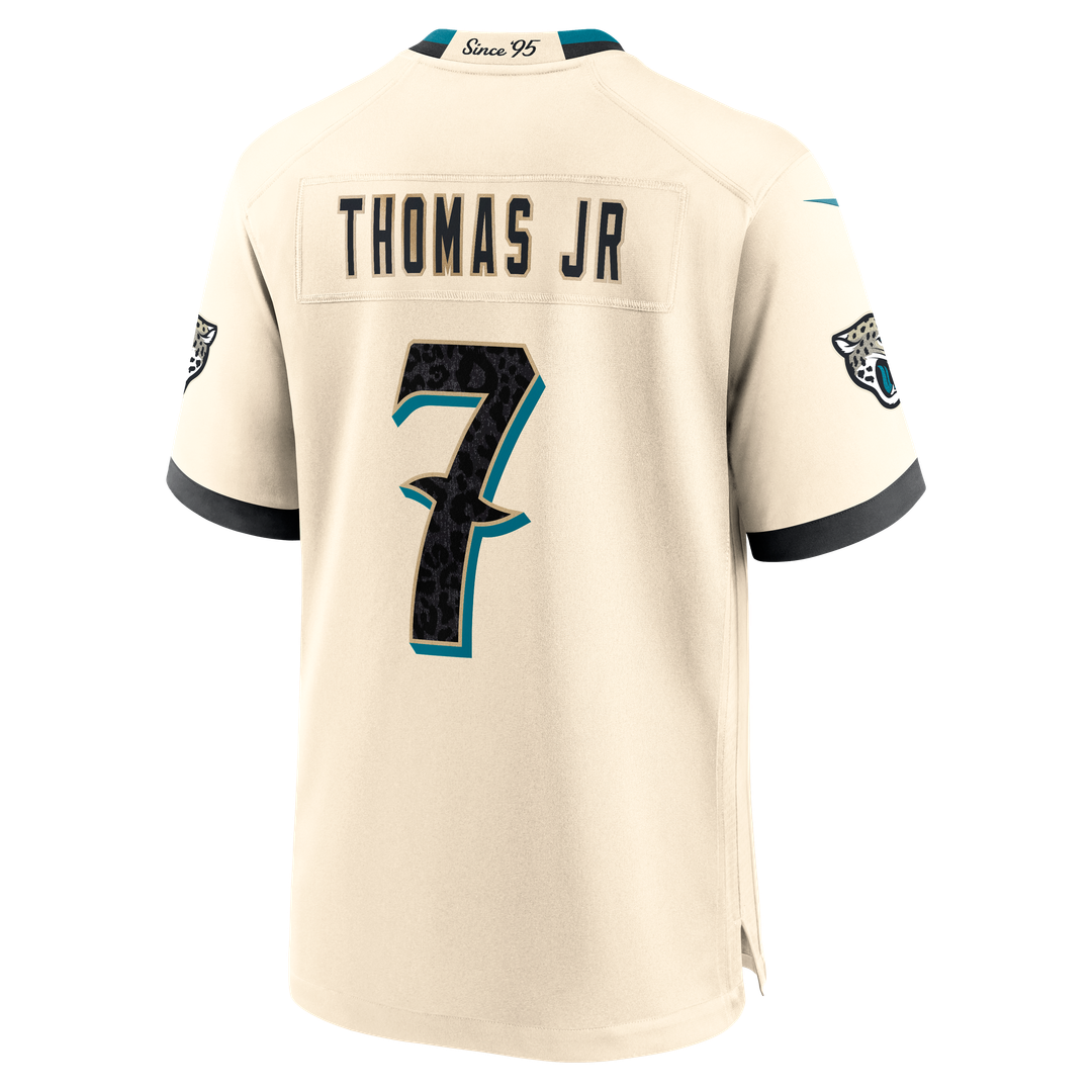 Jacksonville Jaguars Brian Thomas Jr. Natural 2026 Rivalries Collection Game Jersey