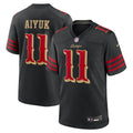 San Francisco 49ers Brandon Aiyuk Black Rivalries Collection Game Jersey
