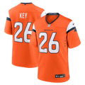 Denver Broncos Devon Key Orange Team Game Jersey