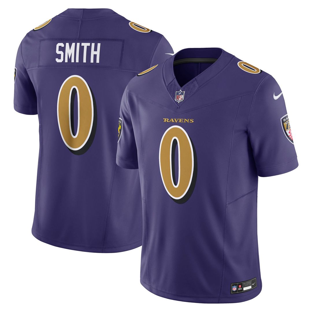 Baltimore Ravens Roquan Smith Purple Alternate 2 Vapor F.U.S.E. Limited Jersey