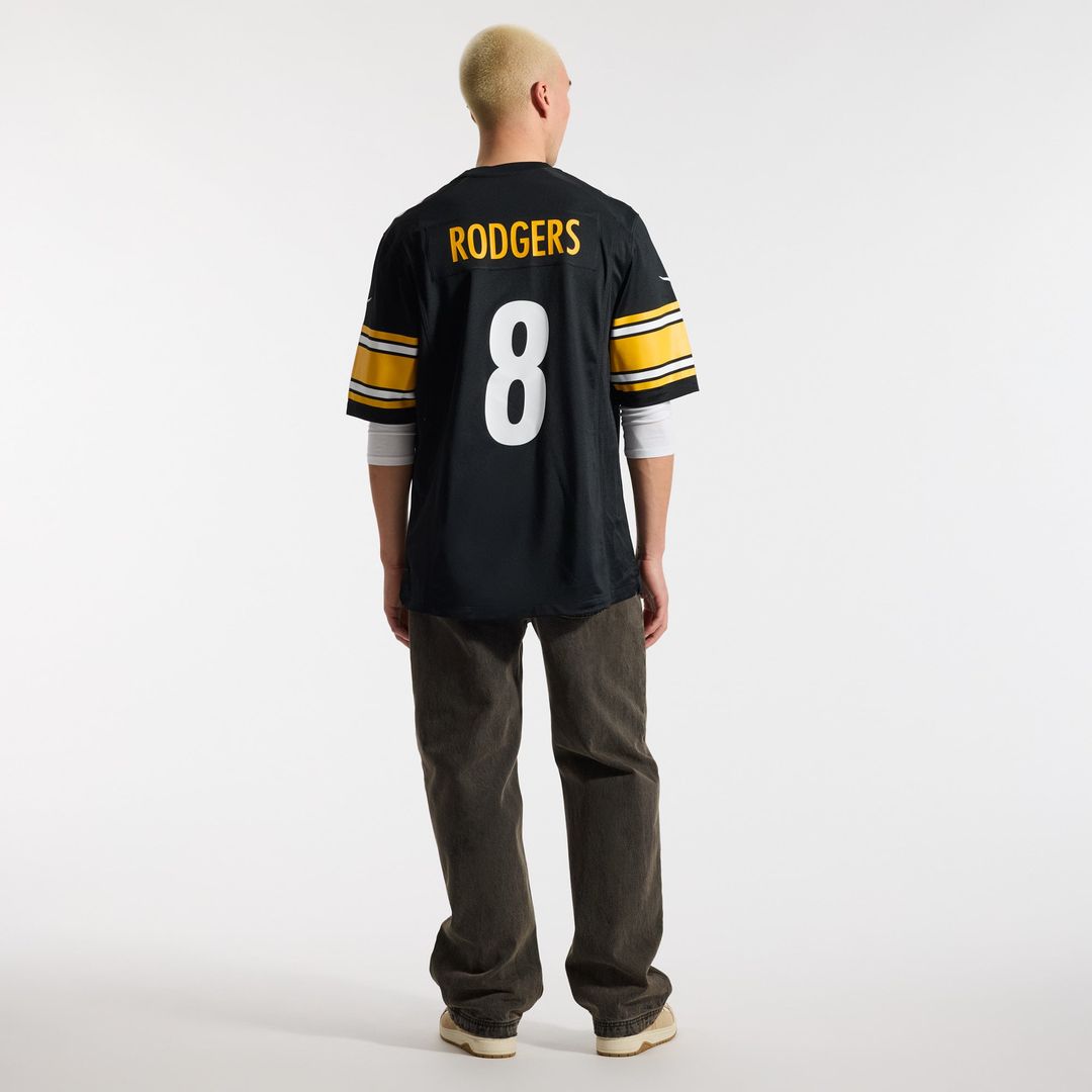 Pittsburgh Steelers Aaron Rodgers Gold Alternate 1933 Throwback Game Jersey
