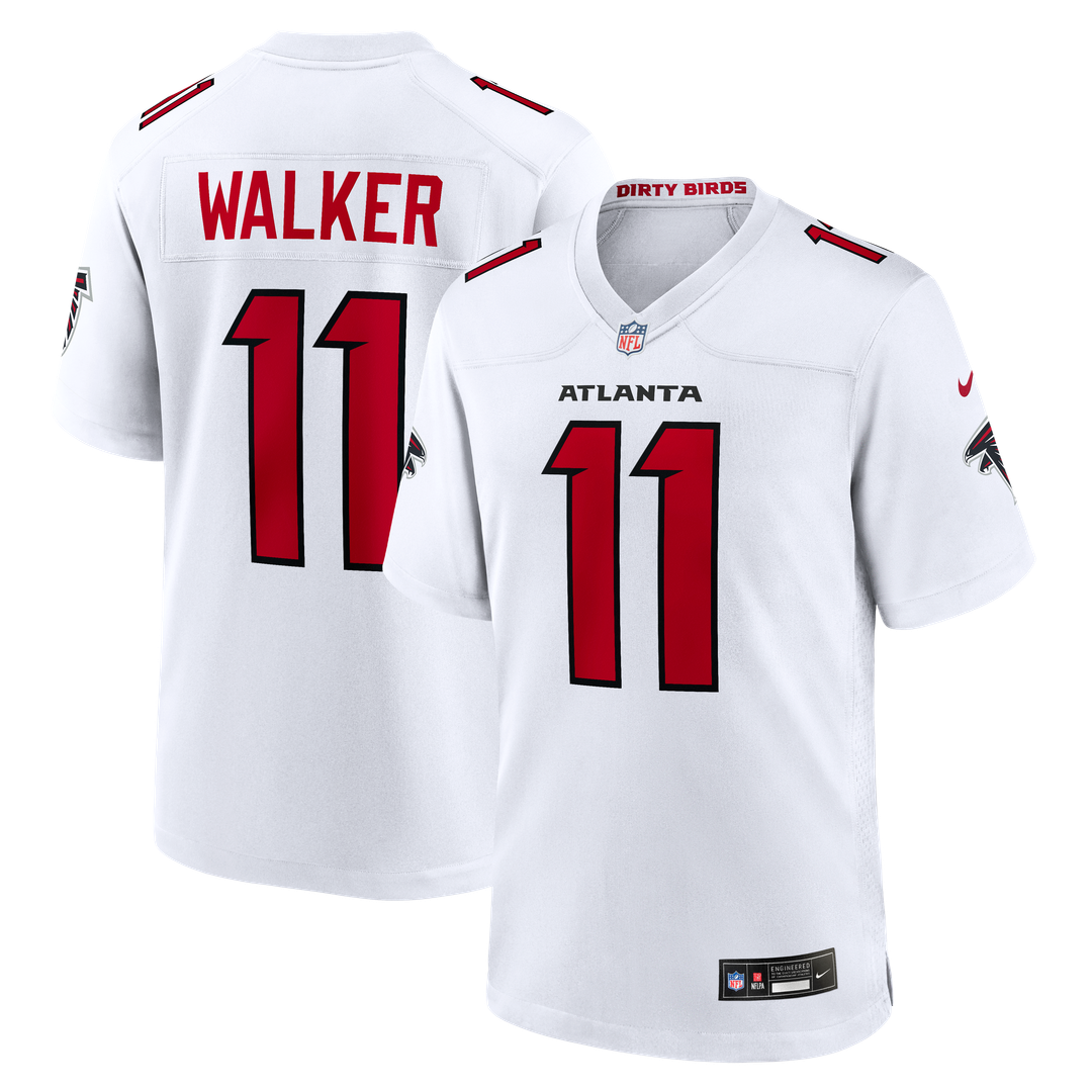 Atlanta Falcons Jalon Walker White Game Jersey