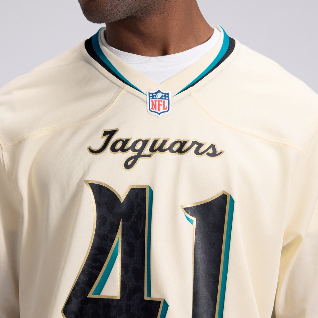 Jacksonville Jaguars Josh Hines-Allen Natural 2026 Rivalries Collection Game Jersey