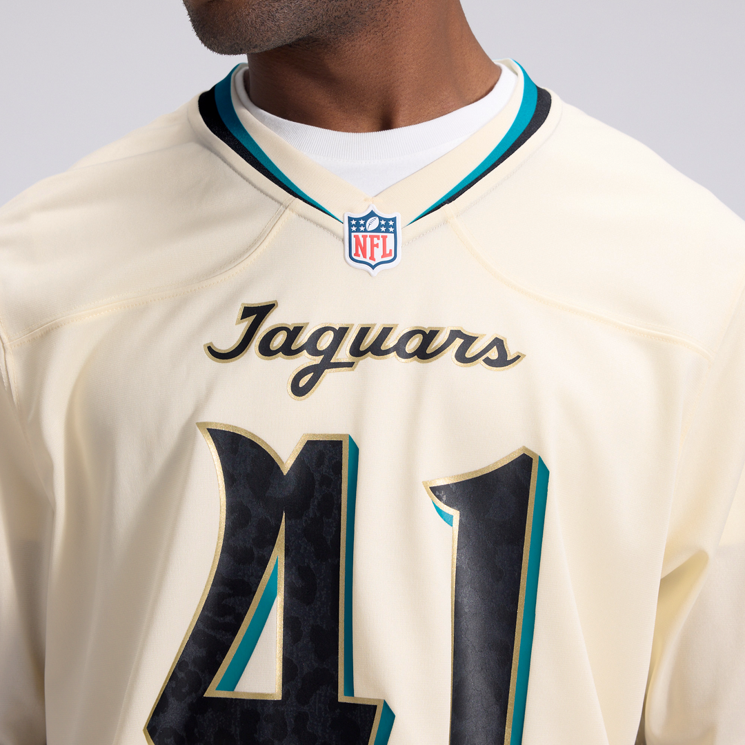 Jacksonville Jaguars Josh Hines-Allen Natural 2026 Rivalries Collection Game Jersey