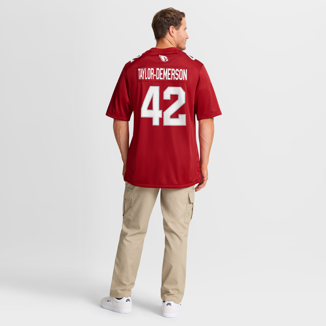 Arizona Cardinals Dadrion Taylor-Demerson Cardinal Team Game Jersey