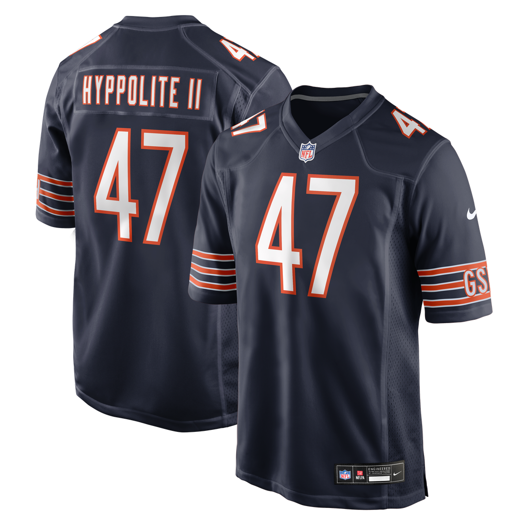 Chicago Bears Ruben Hyppolite II Navy Team Game Jersey
